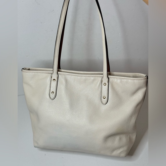 Coach Minnie Mouse City Zip Tote With Patches - Picture 4 of 14